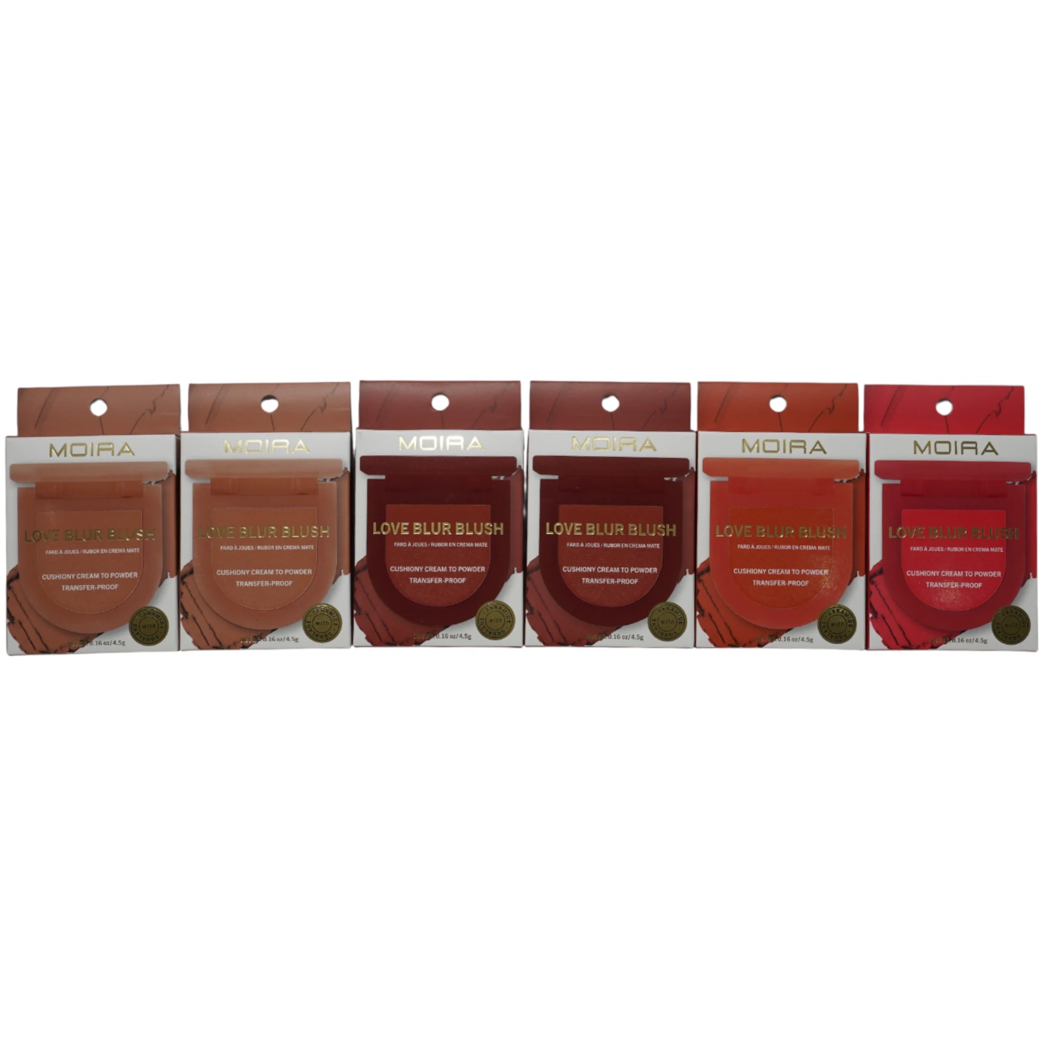 Rubor Love Blur Surtido - Moira Beauty | Cosméticos al por Mayor