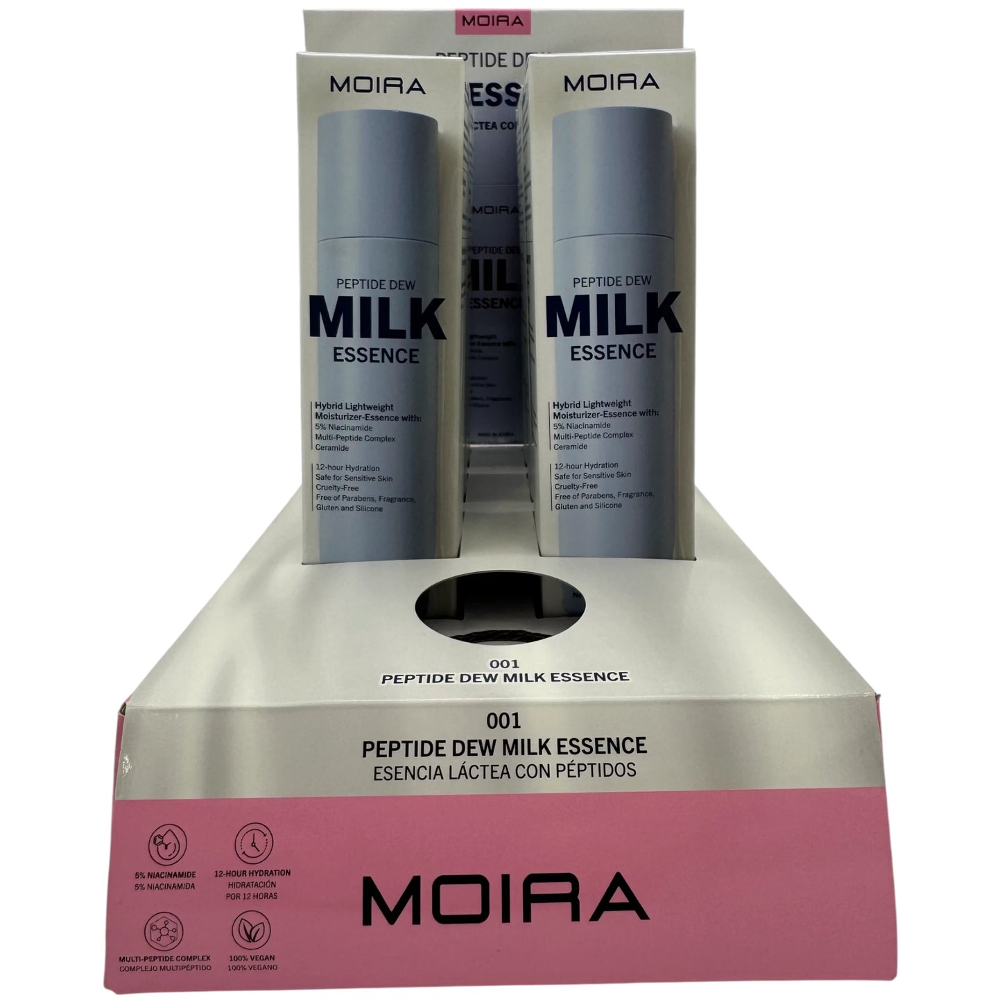 Esencia Peptide Dew Milk Moira Beauty | Cosméticos al por Mayor