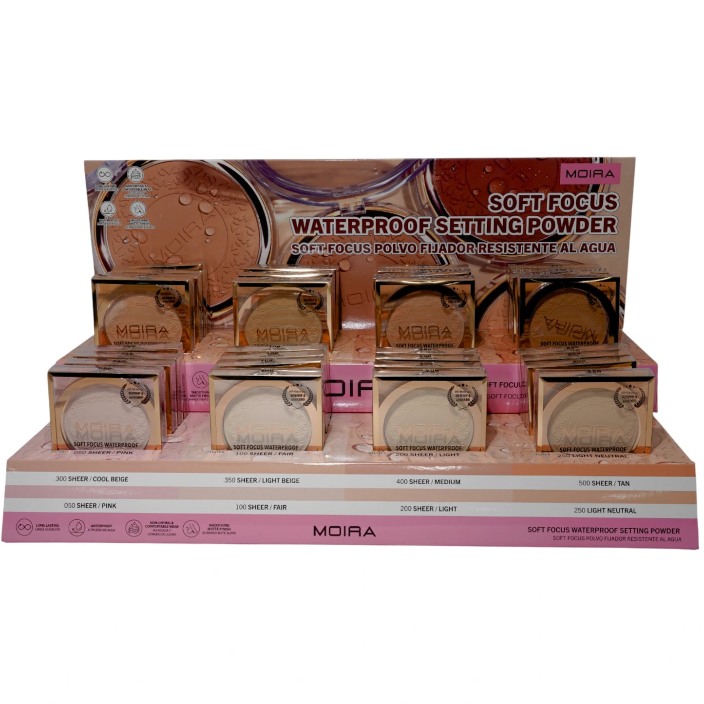 Polvos Fijadores Soft Focus Moira Beauty | Cosméticos al por Mayor