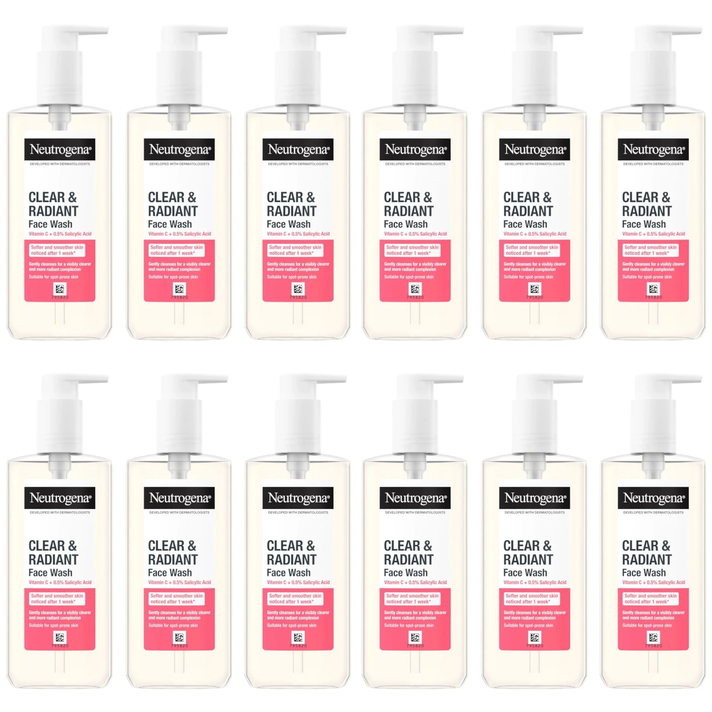 Limpiador Facial Clear & Radiant Neutrogena | Cosméticos al por Mayor