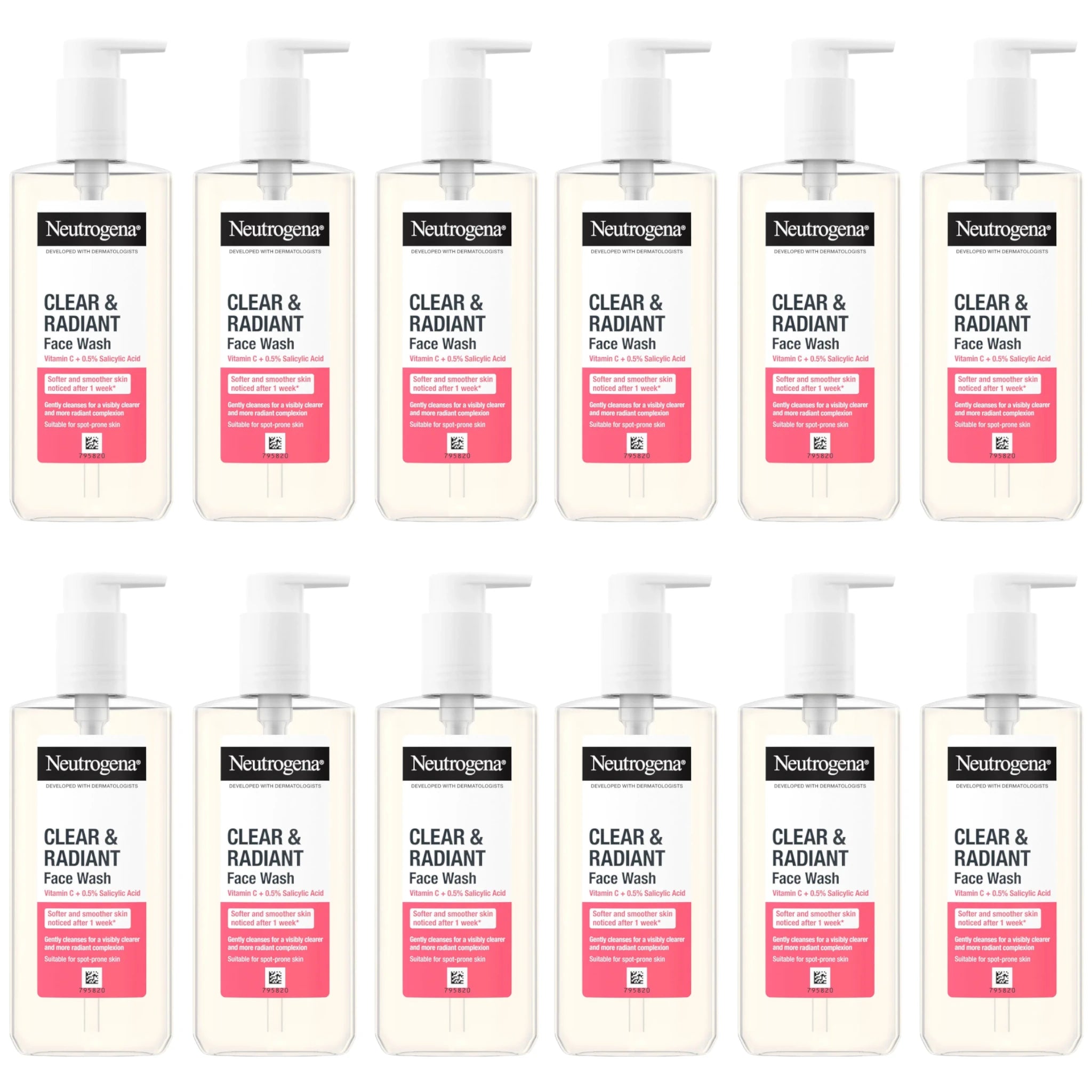 Limpiador Facial Clear & Radiant Neutrogena | Cosméticos al por Mayor