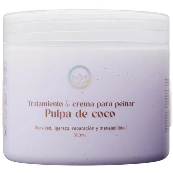 Tratamiento y Crema para Peinar Pulpa de Coco | Cosméticos al por Mayor