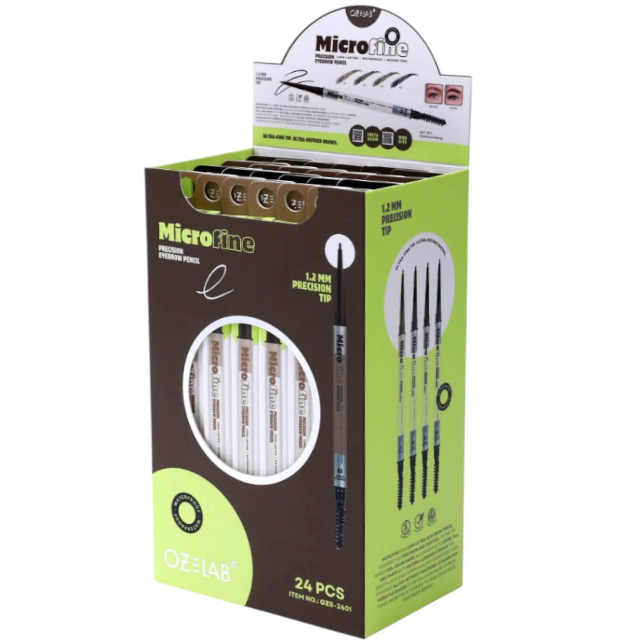 Lápiz de Ceja de Precisión Microfino Oz Lab | Cosméticos al por Mayor