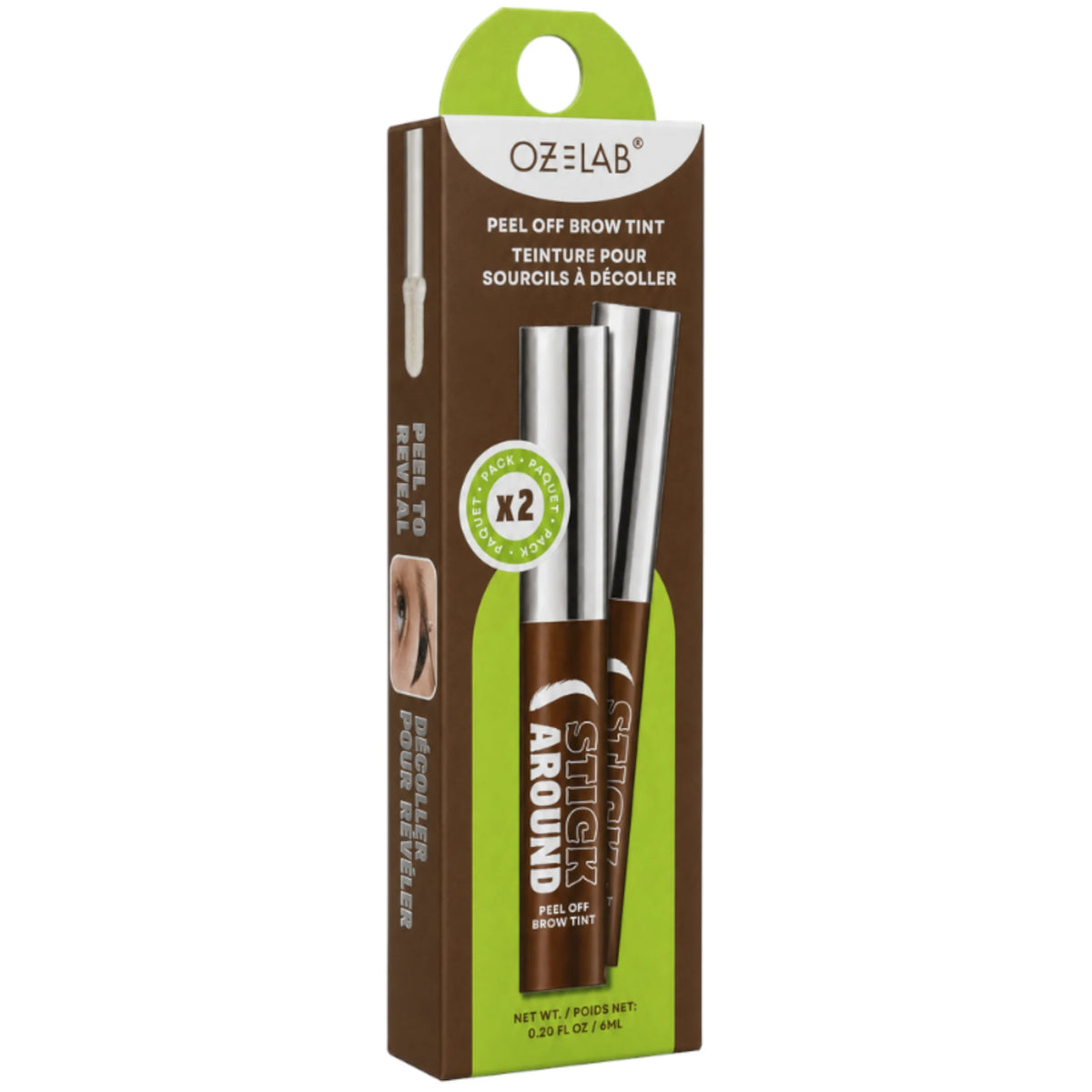 Tinte para Cejas Peel Off Stick Oz Lab | Cosméticos al por Mayor
