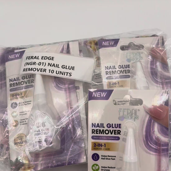 Removedor de Pegamento para Uñas Feral Edge | Cosméticos al por Mayor