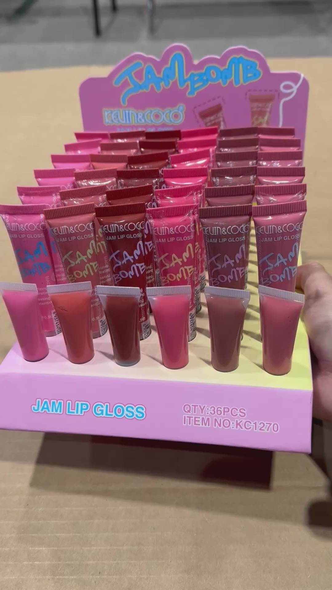 Brillo de Labios Jam Bomb Kevin & Coco | Cosméticos al por Mayor
