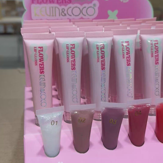 Brillo Labial Flowers Kevin & Coco | Cosméticos al por Mayor