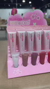 Brillo Labial Flowers Kevin & Coco | Cosméticos al por Mayor