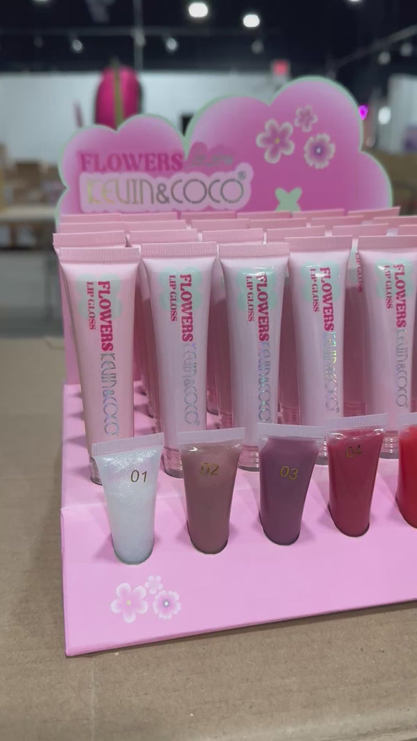 Brillo Labial Flowers Kevin & Coco | Cosméticos al por Mayor