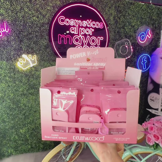 Desinfectante de Mano en Spray Fresa | Cosméticos al por Mayor