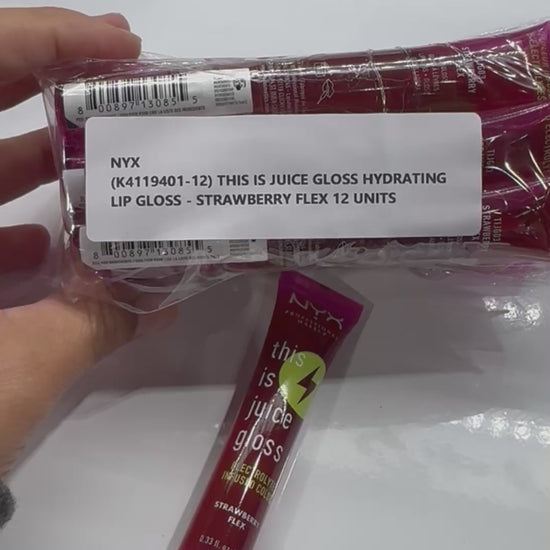 Brillo Labial Hidratante Fresa Flex NYX | Cosméticos al por Mayor