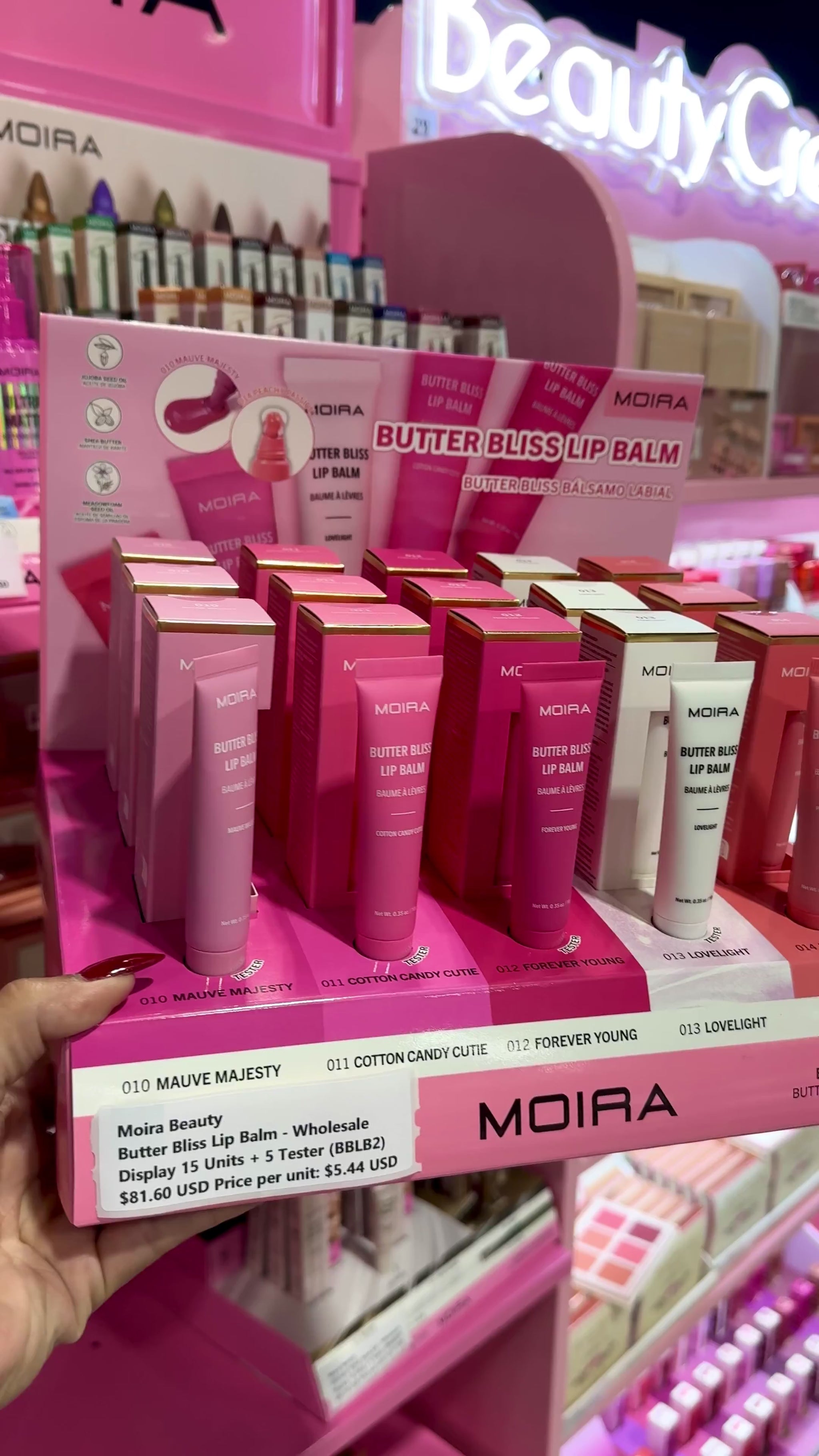 Bálsamo Labial Butter Bliss - Moira Beauty | Cosméticos al por Mayor