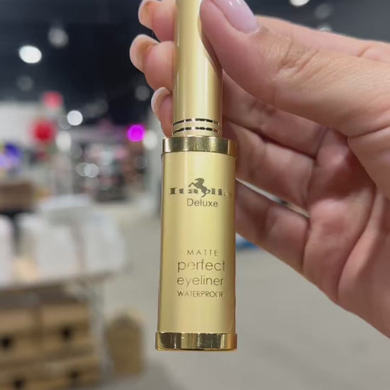 Delineador de ojos Negro Mate Italia Deluxe | Cosméticos al por Mayor