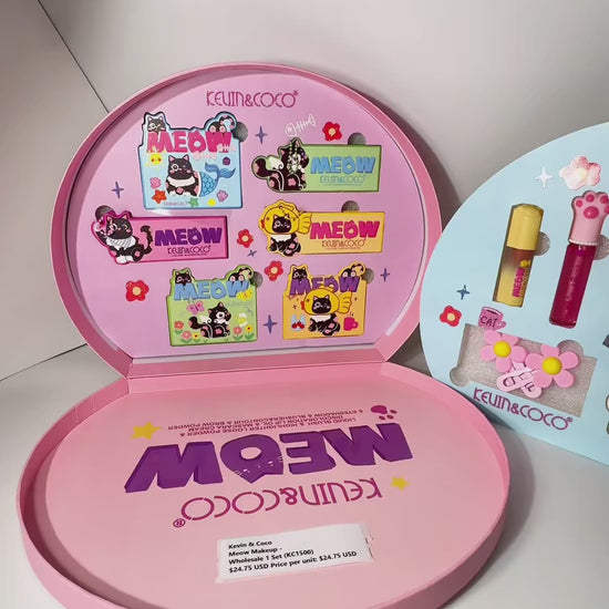 Set de Maquillaje Meow - Kevin & Coco | Cosméticos al por Mayor