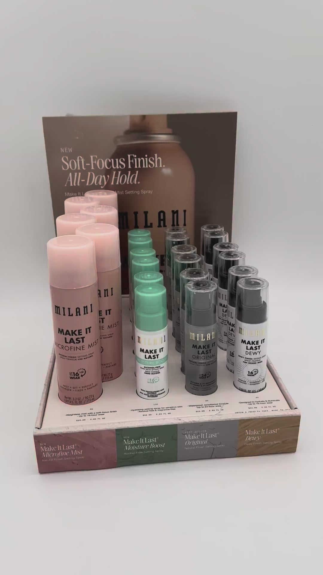 Make It Last Mist Setting Spray - Milani | Cosméticos al por Mayor