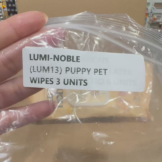 Toallitas Limpiadoras Puppy Lumi-Noble | Cosméticos al por Mayor