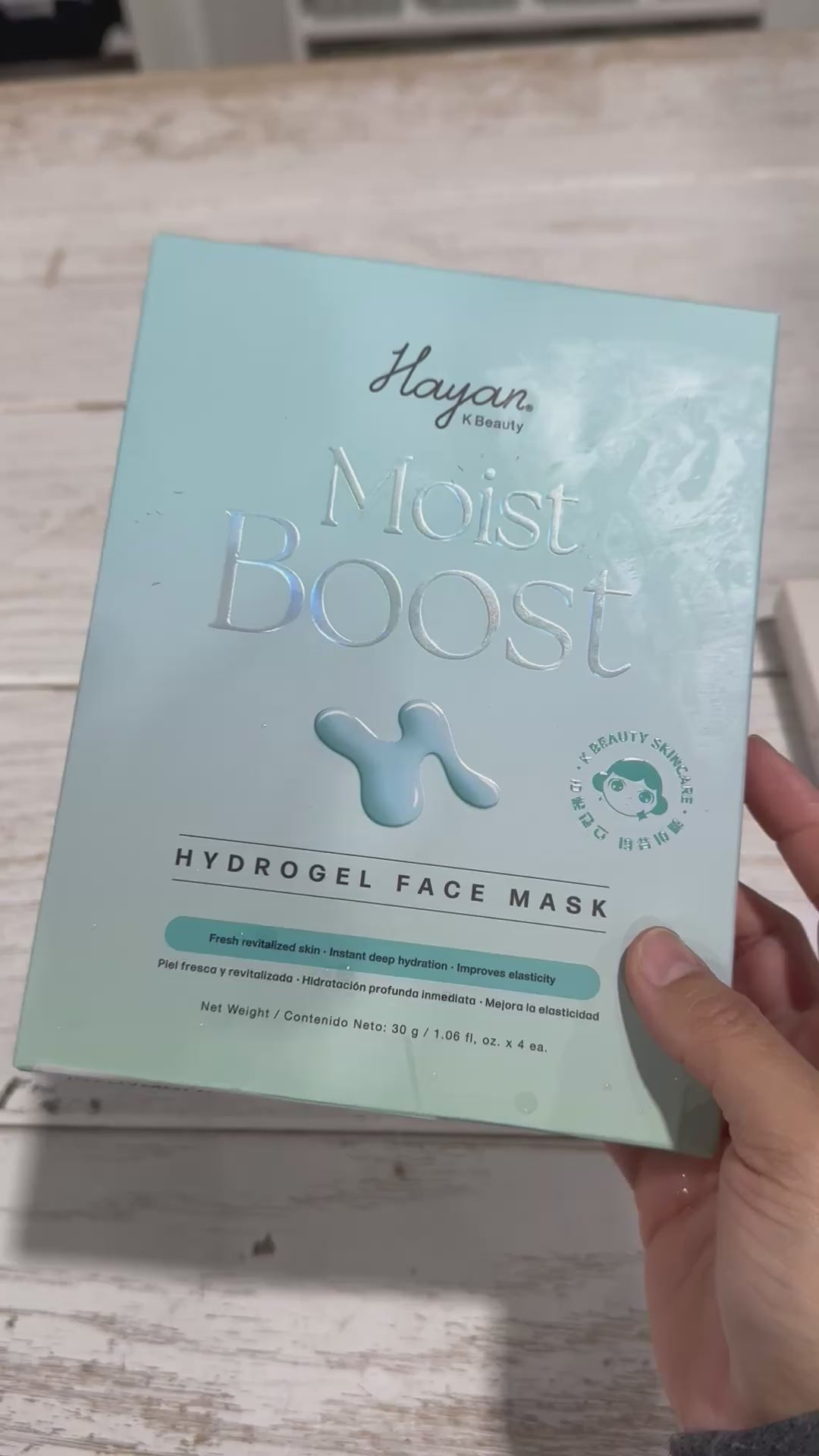 Mascarilla Hidrogel Moist Boost Hayan Cosmetics | Cosméticos al por Mayor