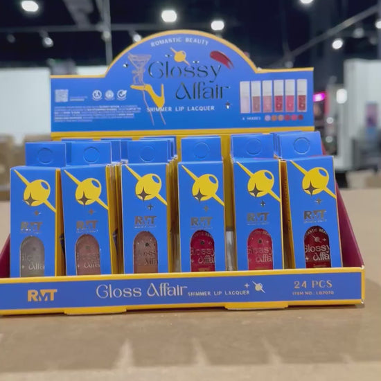 Brillo Labial Glossy Affair Romantic Beauty | Cosméticos al por Mayor