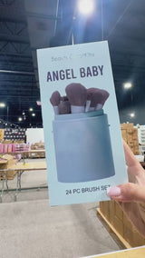 Set de 24 Brochas Angel Baby Beauty Creations | Cosméticos al por Mayor