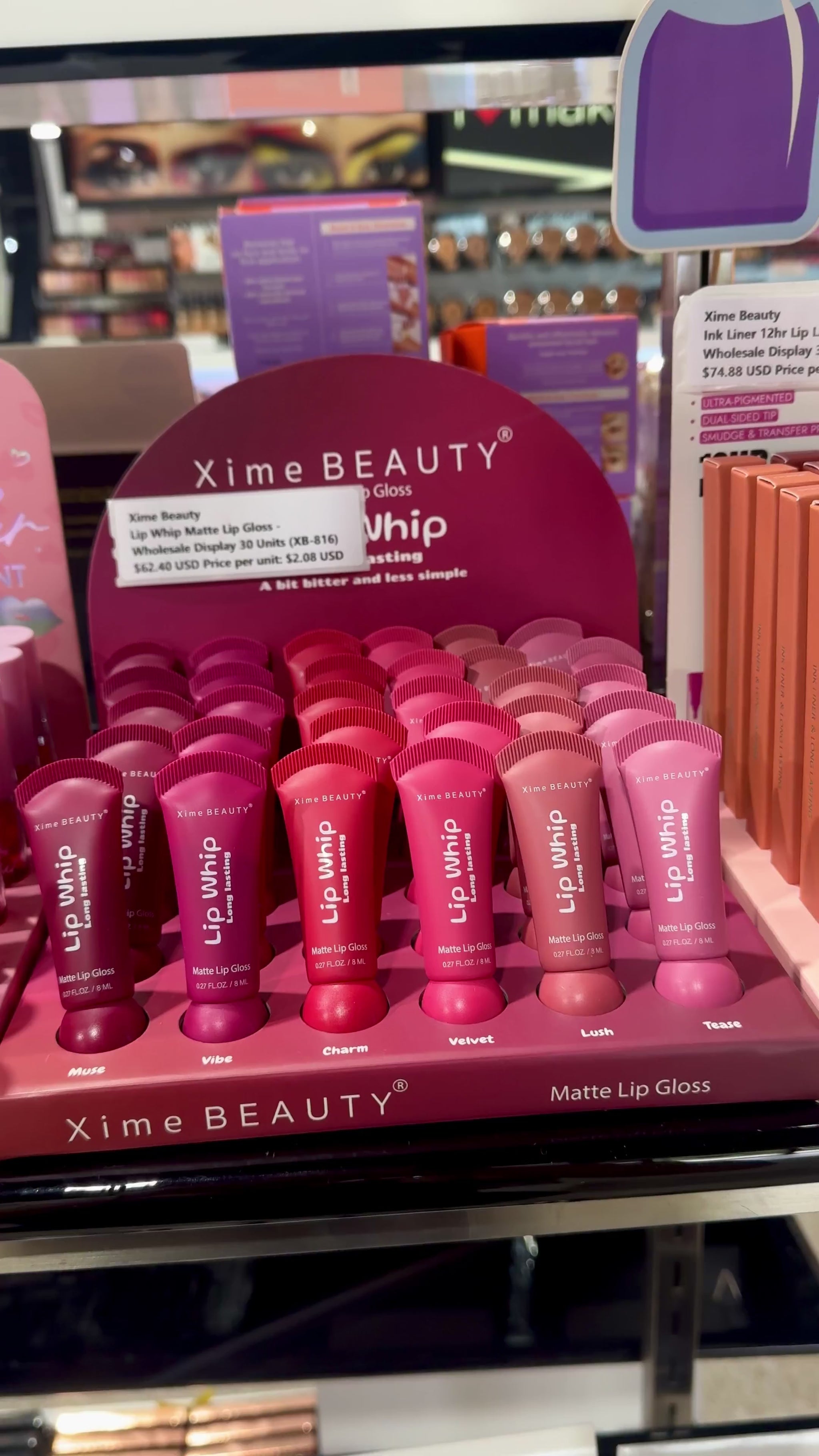 Brillo de Labios Mate Lip Whip Xime Beauty | Cosméticos al por Mayor