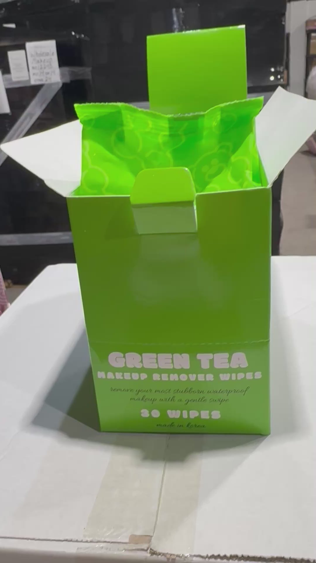 Toallitas Desmaquillantes Té Verde Amuse | Cosméticos al por Mayor