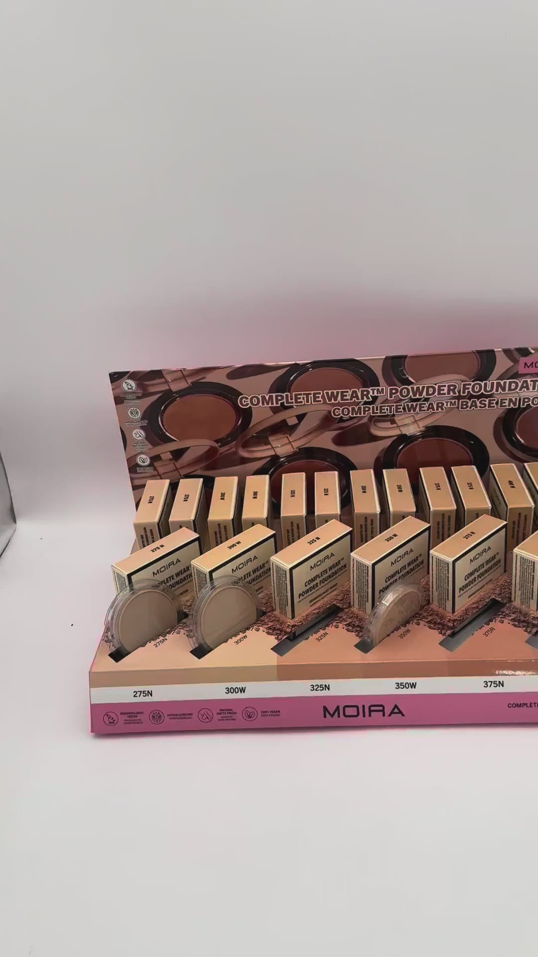 Base de Maquillaje en Polvo Moira Beauty | Cosméticos al por Mayor
