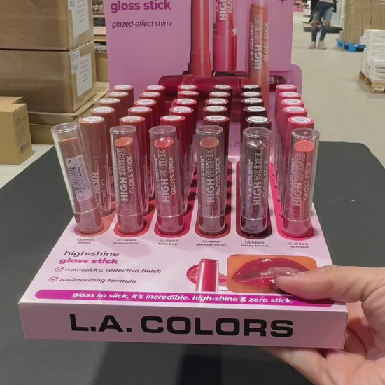 Brillo Labial en Barra High Shine LA Colors | Cosméticos al por Mayor