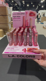 Brillo Labial en Barra High Shine LA Colors | Cosméticos al por Mayor