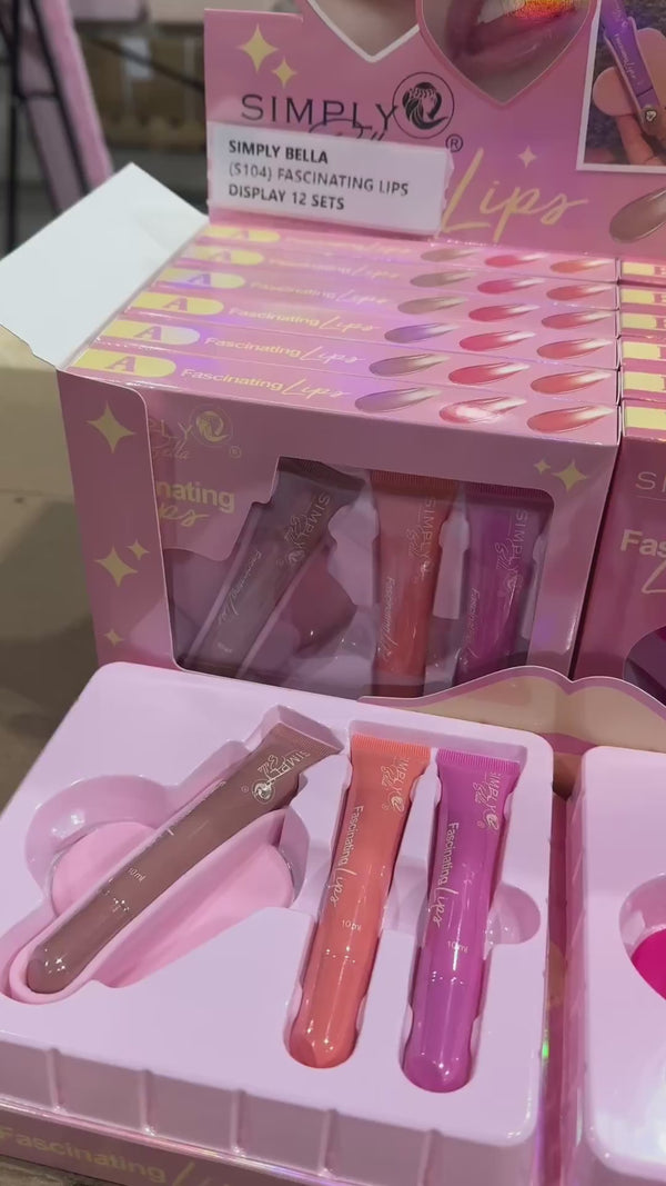 Set de Billos Fascinating Lips Simply Bella | Cosméticos al por Mayor