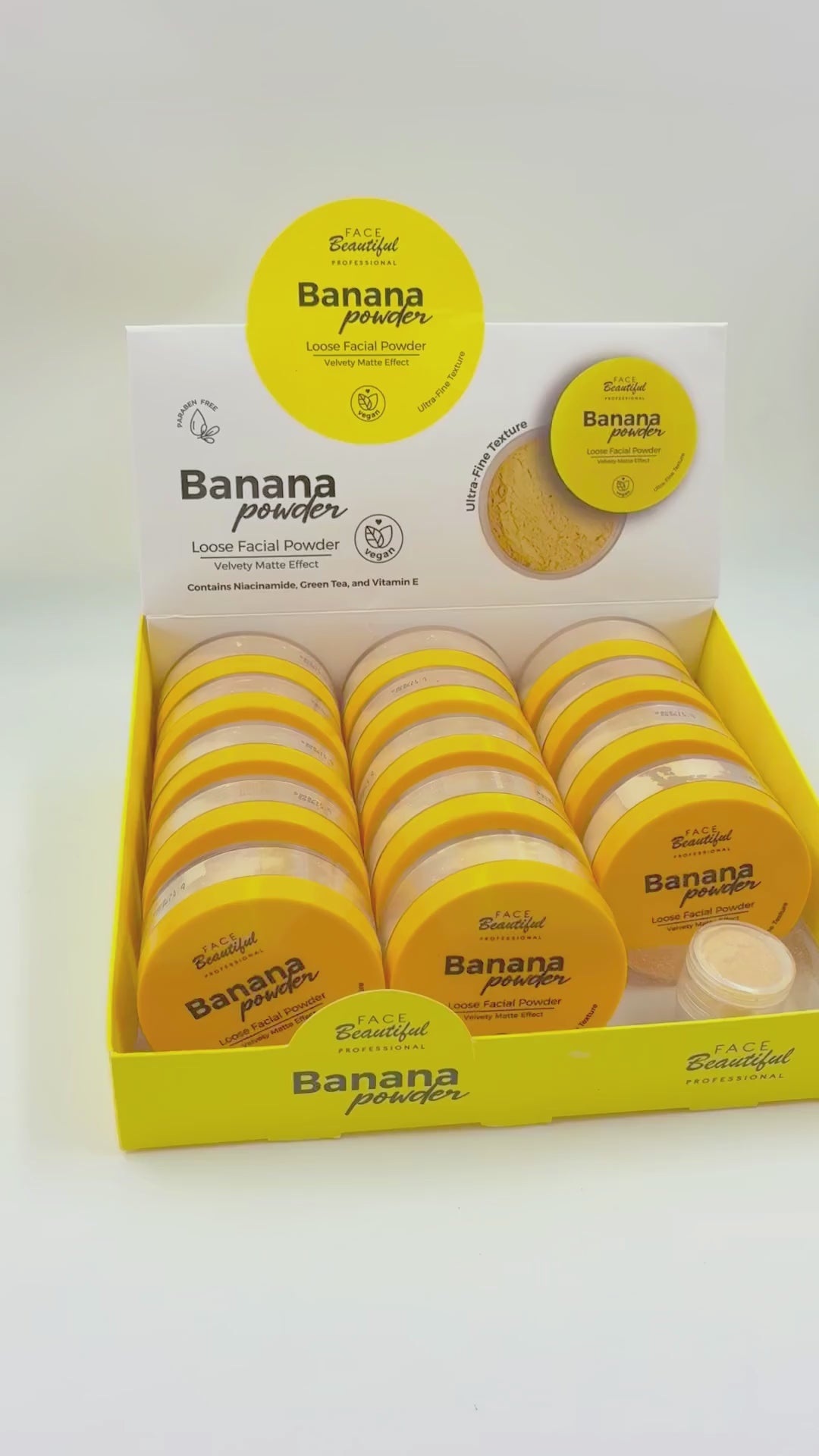 Polvos Sueltos Banana - Face Beautiful | Cosméticos al por Mayor