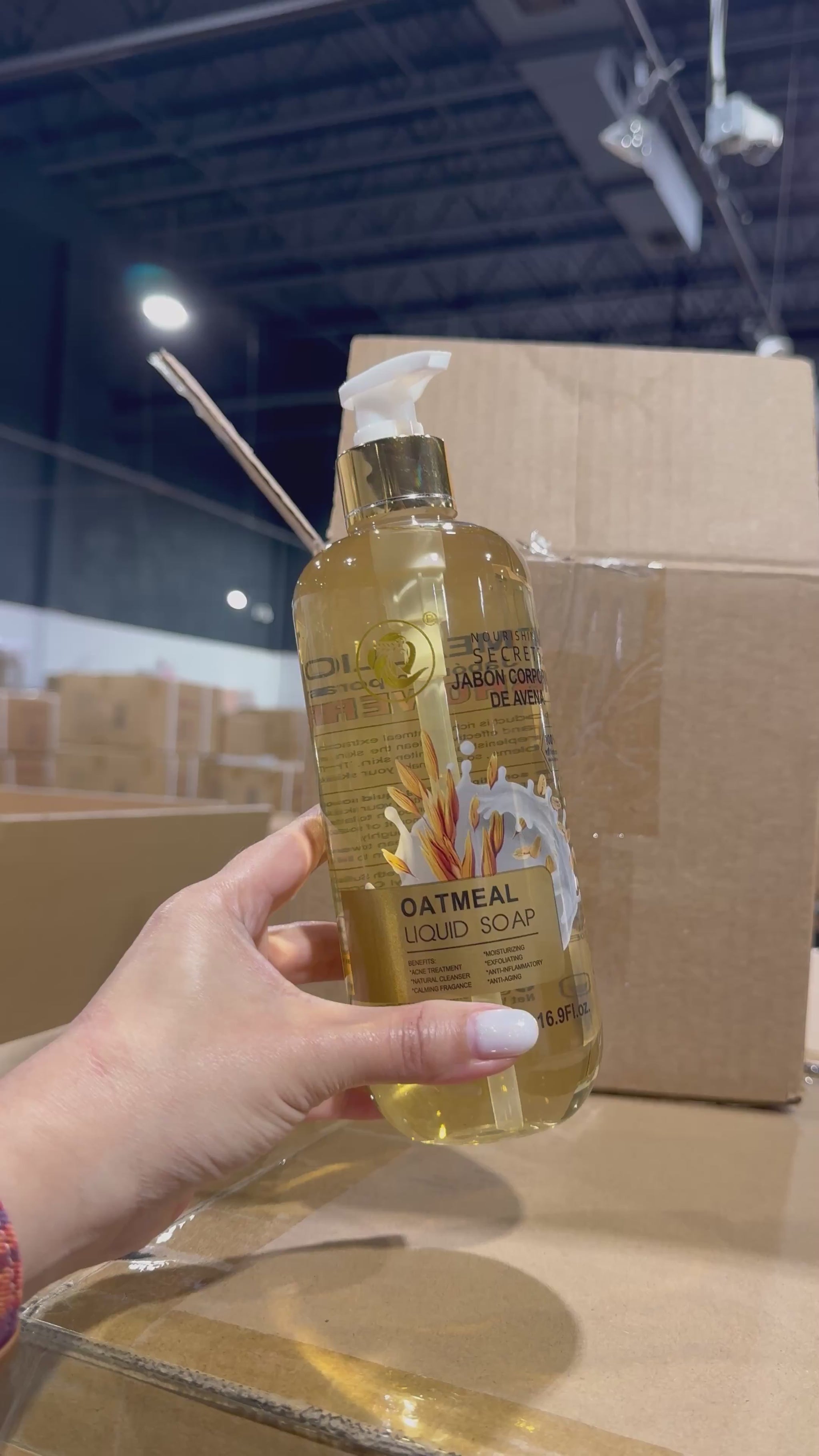 Jabón Líquido de Avena - Simply Bella | Cosméticos al por Mayor