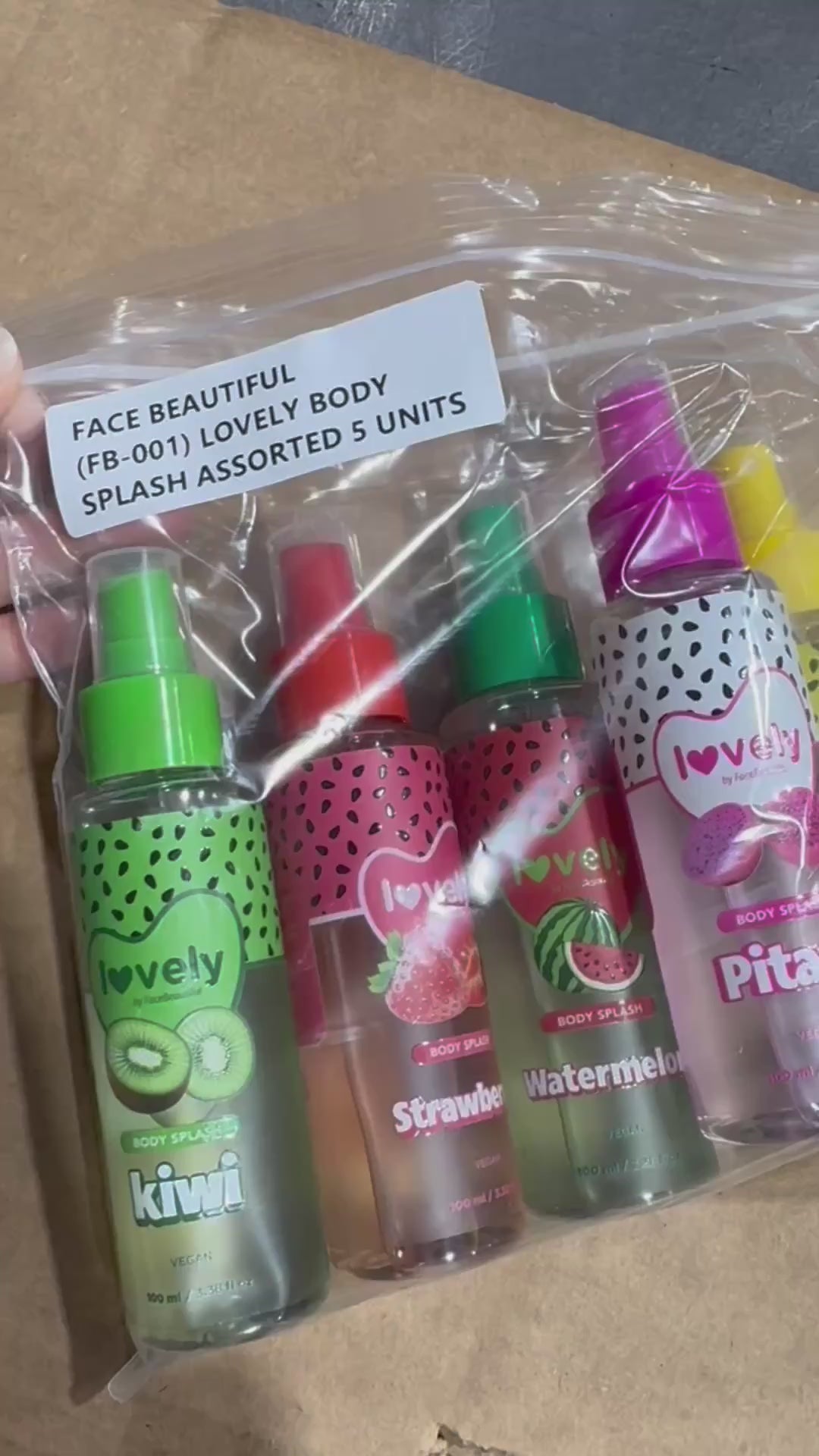 Sprays Corporales Lovely Face Beautiful | Cosméticos al por Mayor