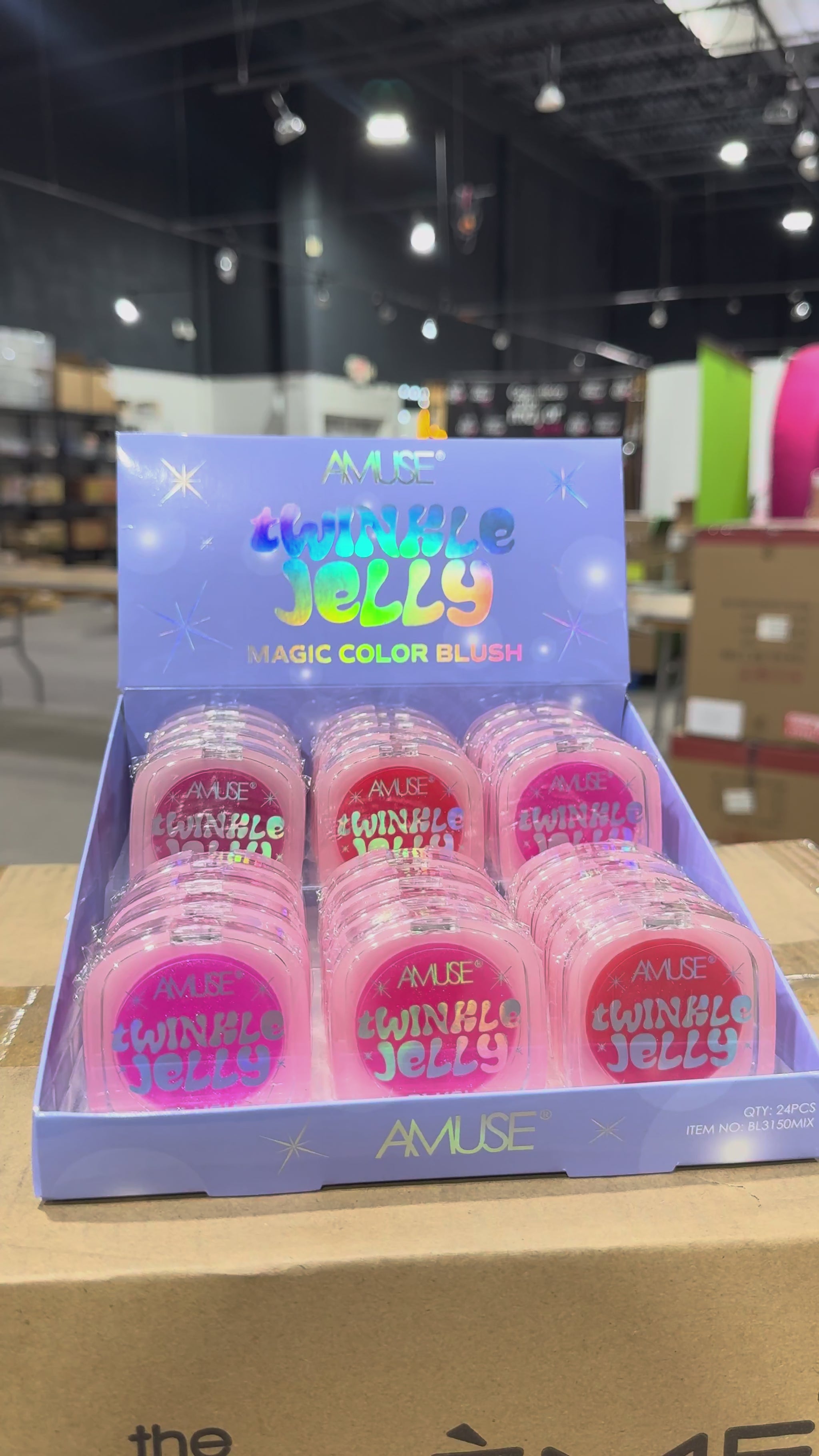 Rubor Mágico Twinkle Jelly Color - Amuse | Cosméticos al por Mayor