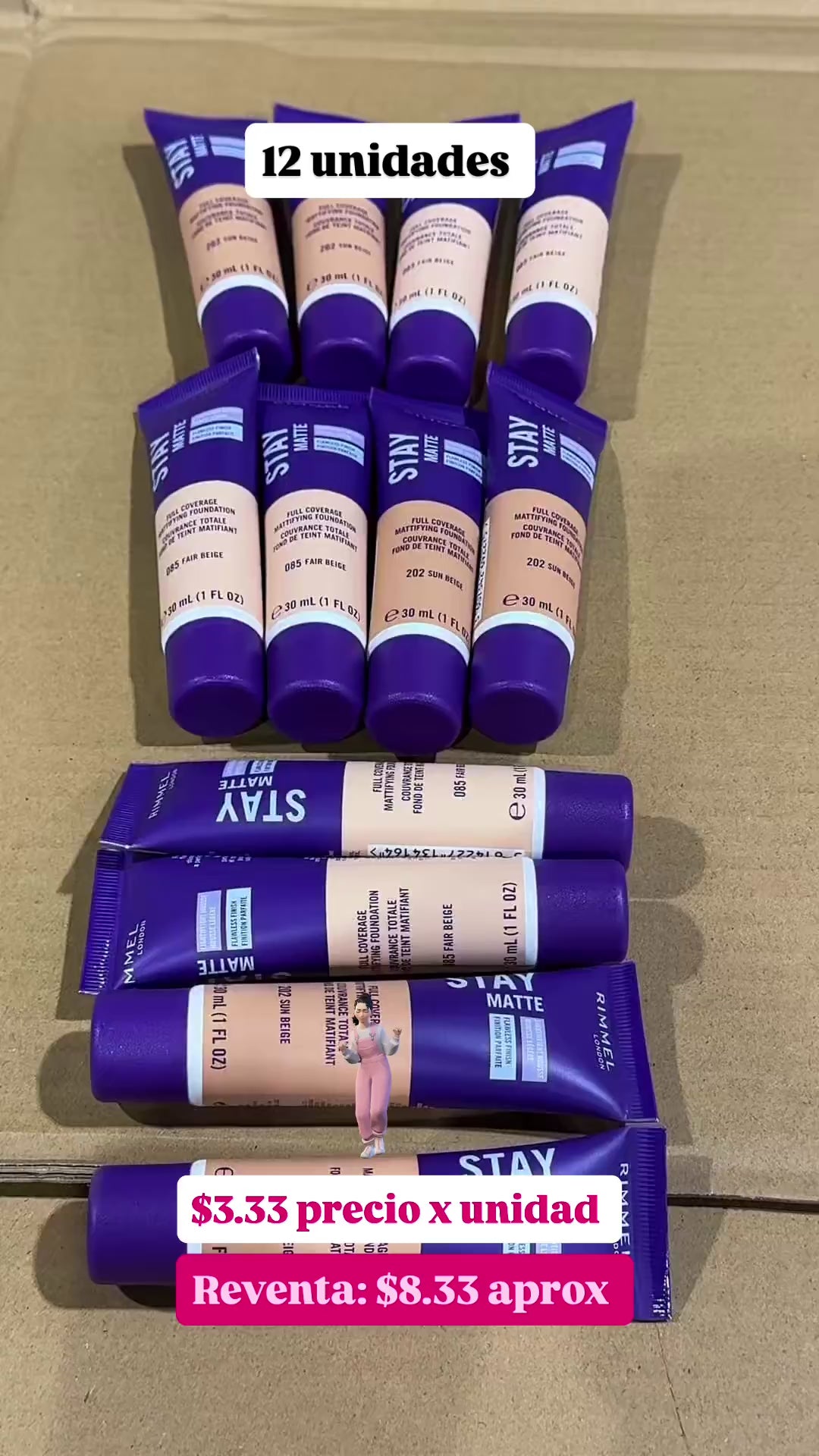 Base de Maquillaje Stay Matte - Rimmel | Cosméticos al por Mayor