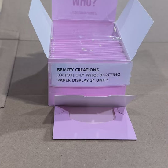 Papel Secante Oily Who? Beauty Creations  | Cosméticos al por Mayor