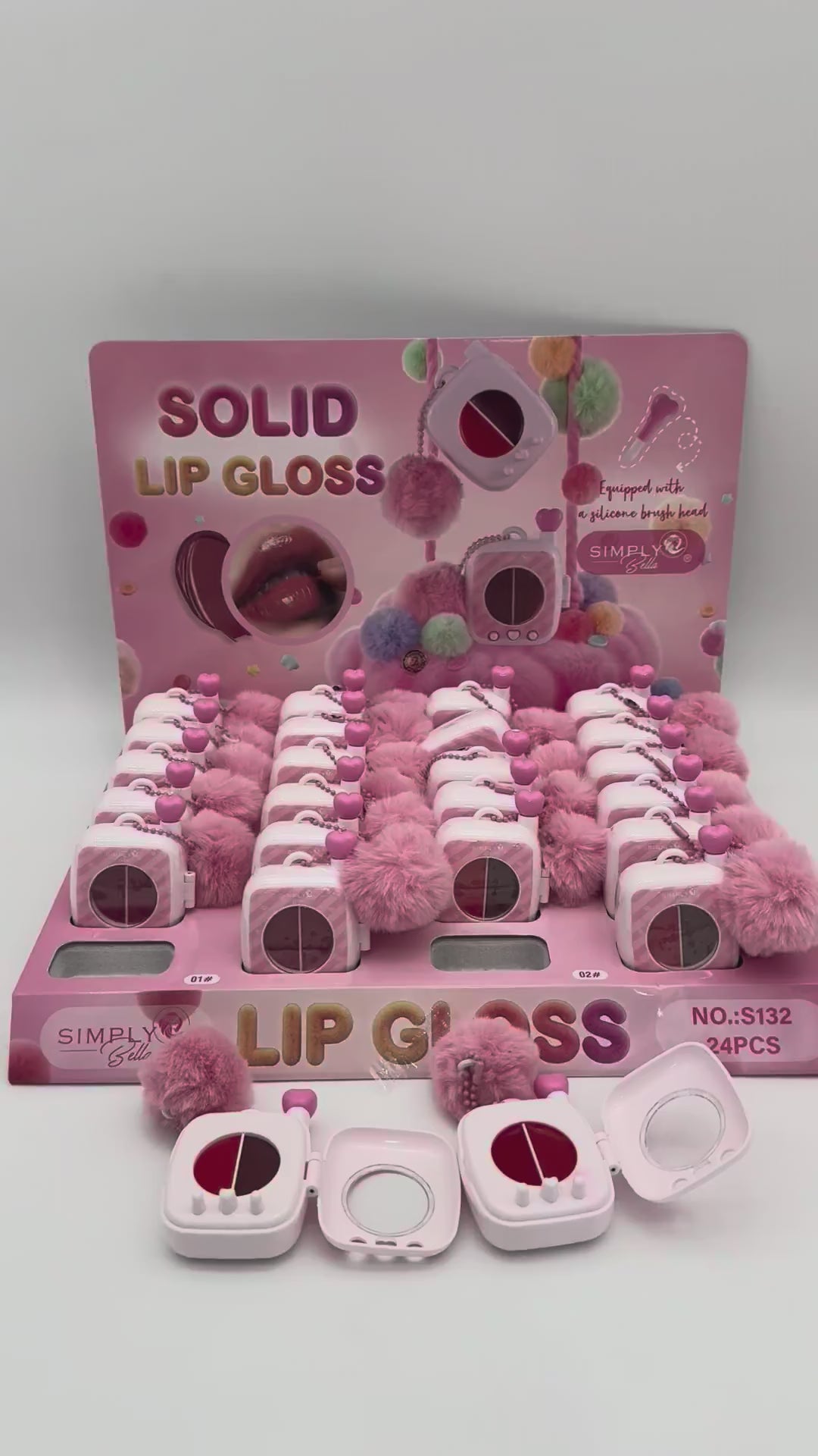 Brillo de Labios Sólido - Simply Bella | Cosméticos al por Mayor