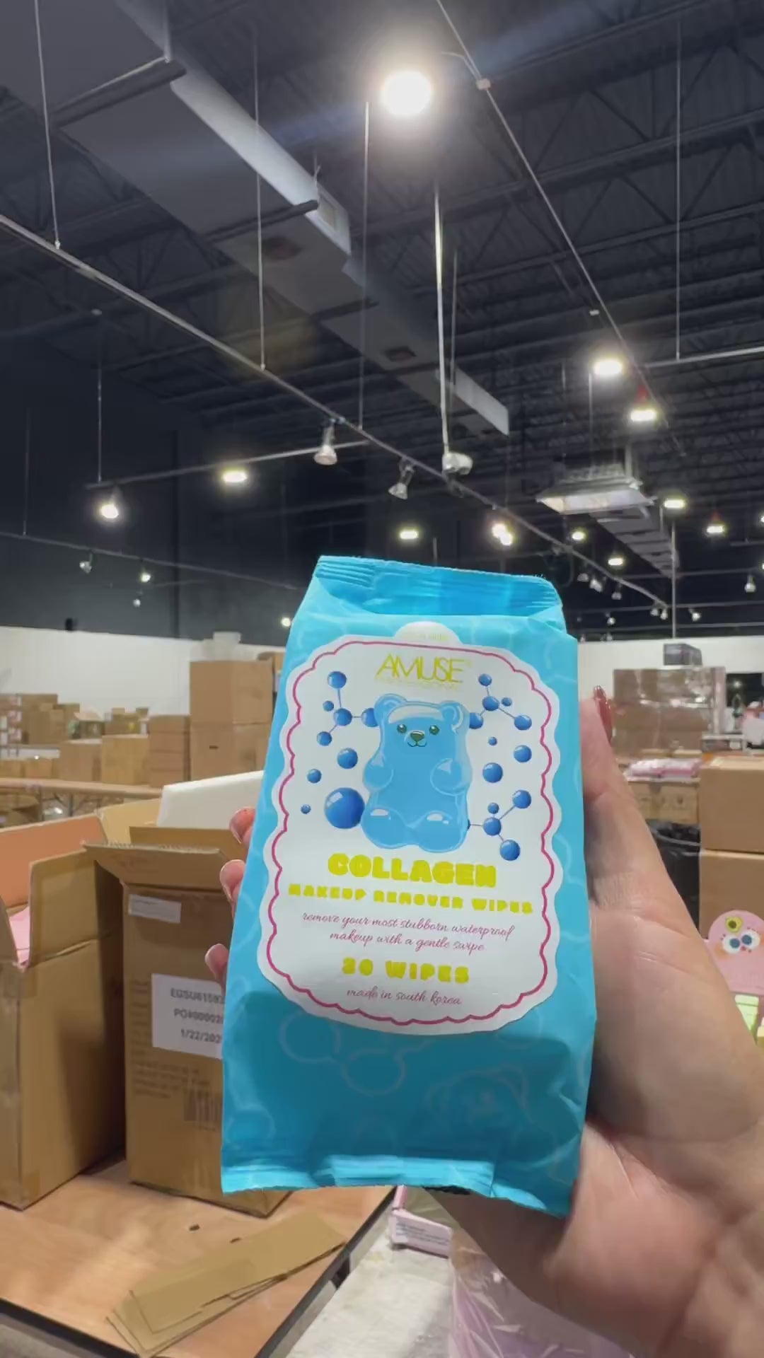 Toallitas Desmaquillantes con Colágeno | Cosméticos al por Mayor
