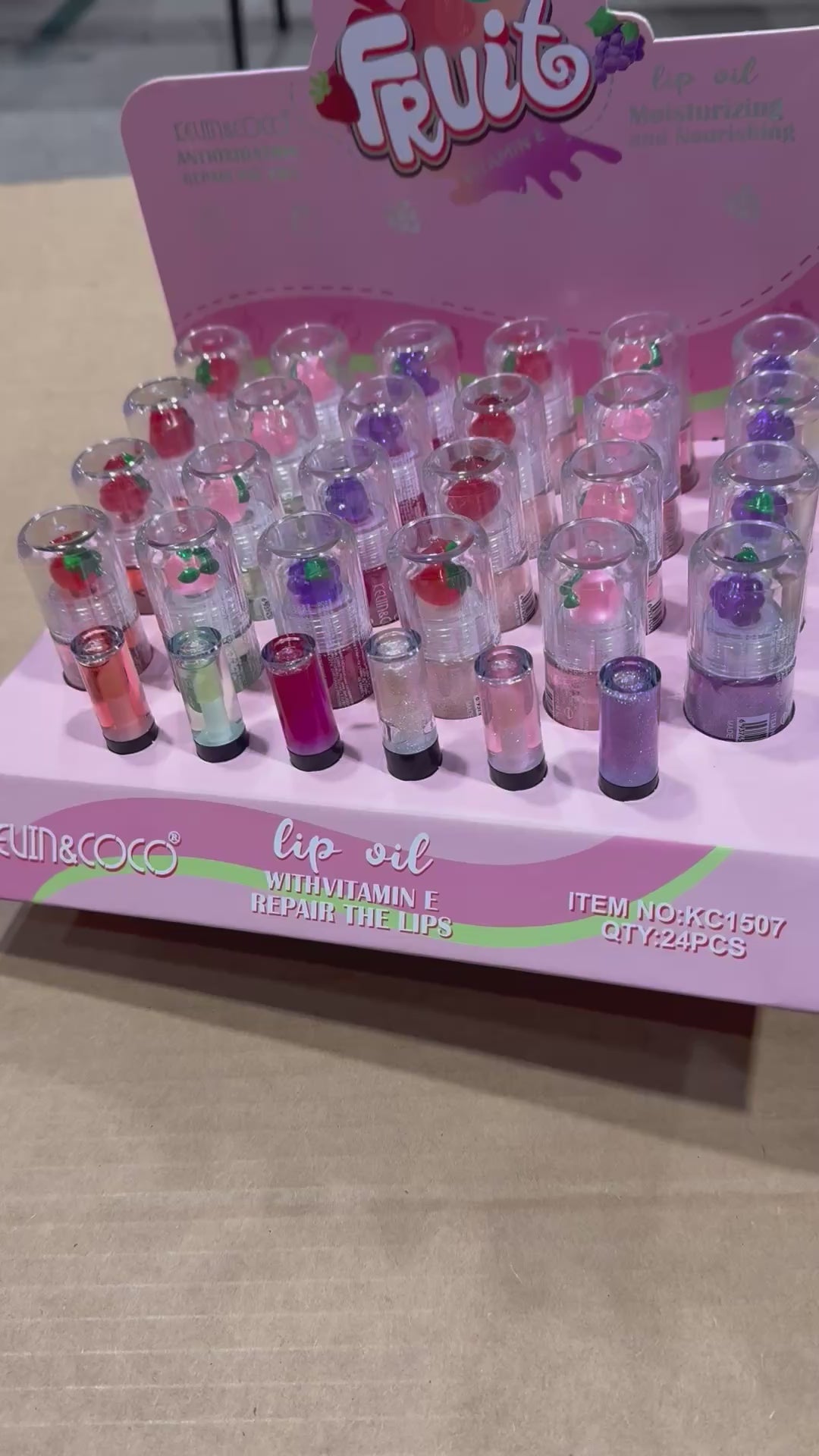 Aceite Labial Fruit - Kevin & Coco | Cosméticos al por Mayor