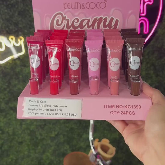Brillo Labial Cremoso Kevin & Coco | Cosméticos al por Mayor