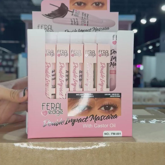 Máscara de Pestañas Double Impact - Feral Edge | Cosméticos al por Mayor