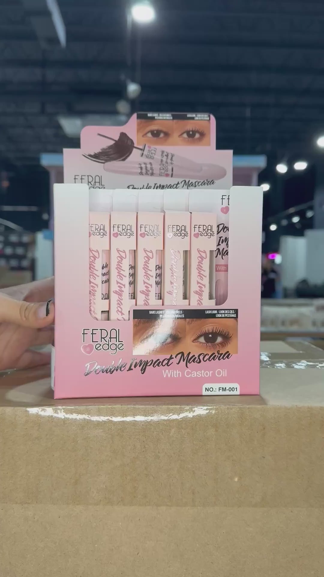 Máscara de Pestañas Double Impact - Feral Edge | Cosméticos al por Mayor