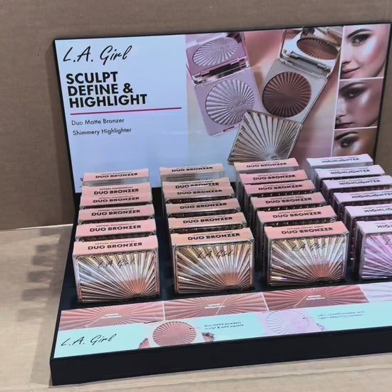 Dúo de Bronceador Mate y Iluminador L.A. Girl | Cosméticos al por Mayor