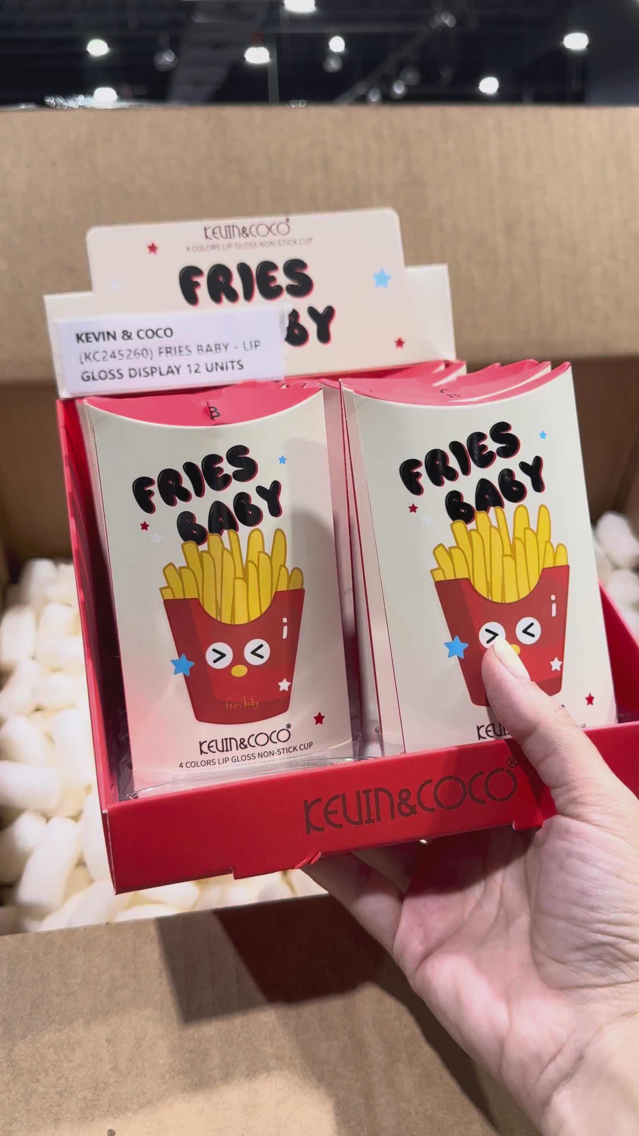 Brillo Labial Fries Baby - Kevin & Coco | Cosméticos al por Mayor