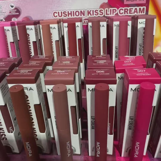 Labial Cremoso Cushion Kiss Moira Beauty | Cosméticos al por Mayor