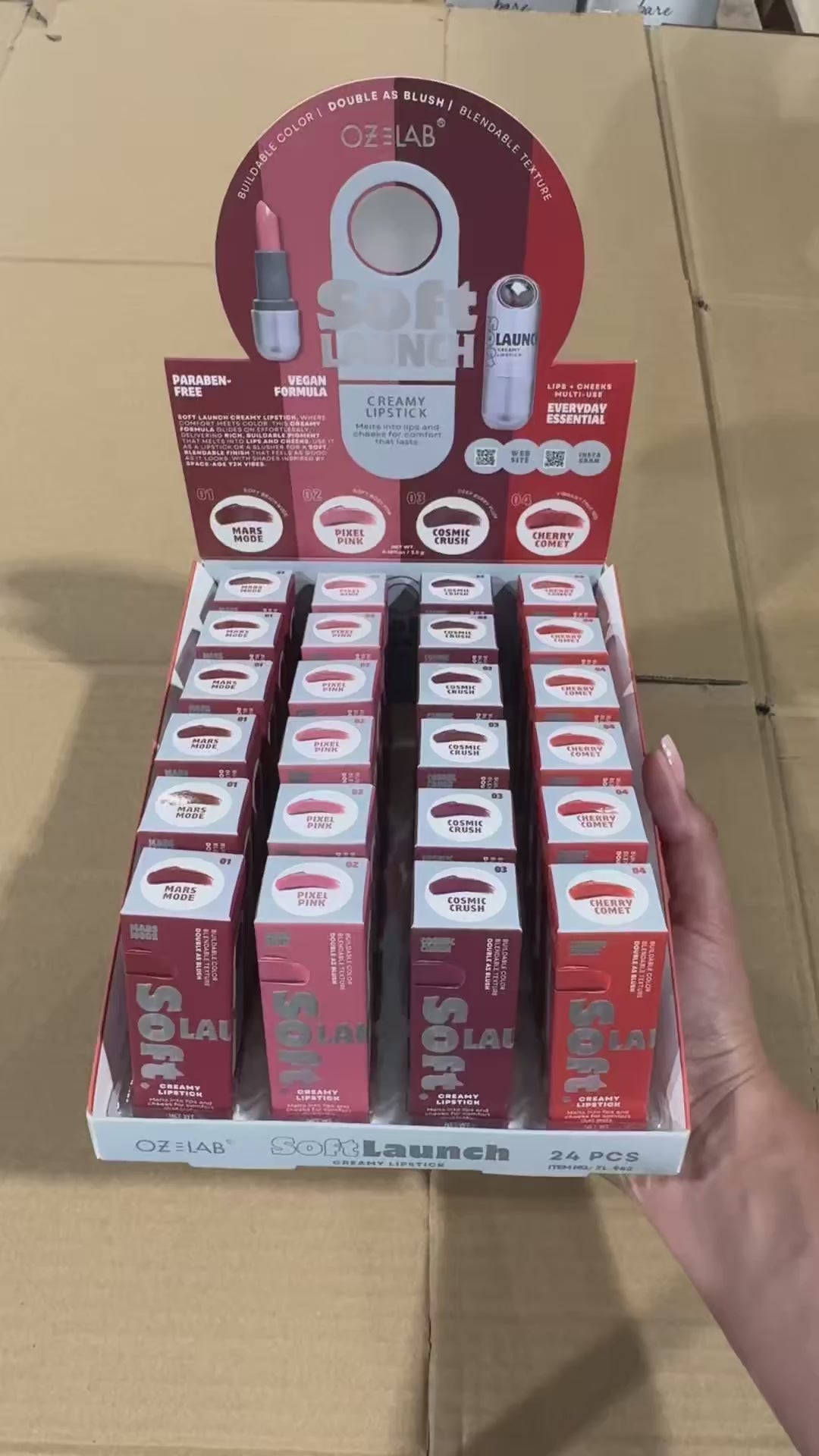 Lápiz Labial Cremoso Soft Launch Oz Lab | Cosméticos al por Mayor