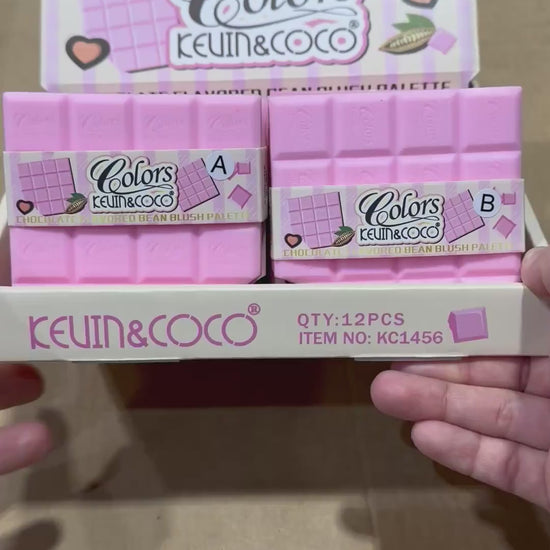 Paleta de Rubor Chocolate - Kevin & Coco | Cosméticos al por Mayor