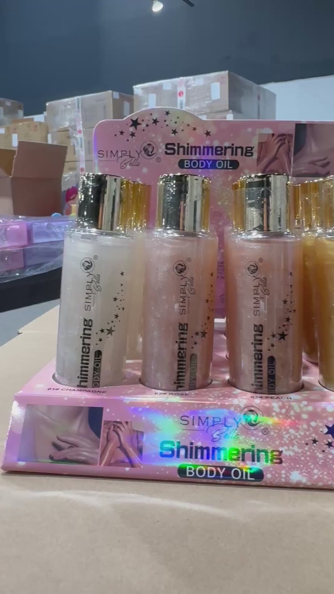 Aceite Corporal Brillante - Simply Bella | Cosméticos al por Mayor