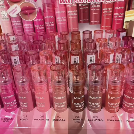 Brillo Labial Maxi Pout Moira Beauty | Cosméticos al por Mayor
