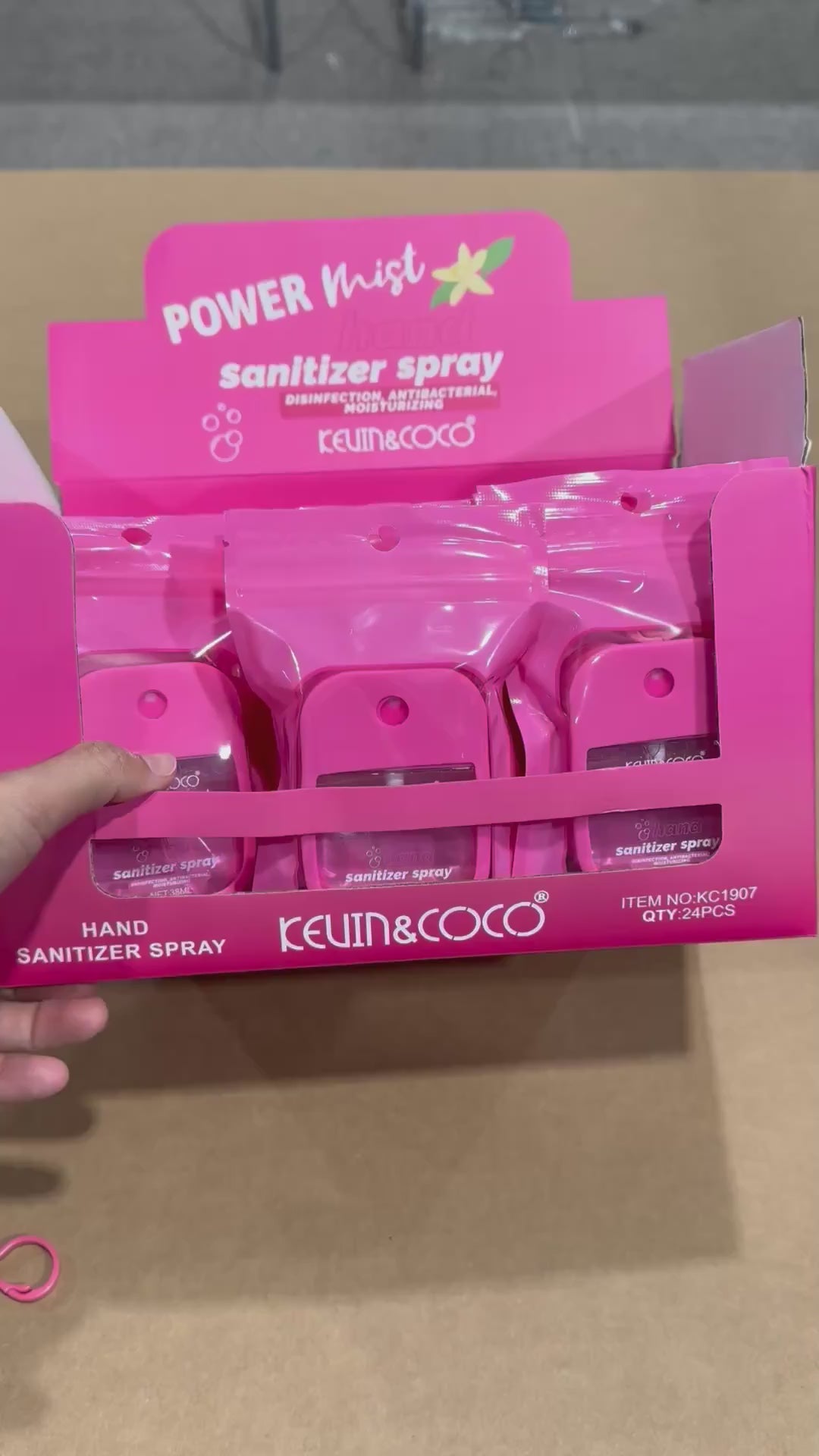 Spray para Manos Vainilla Kevin & Coco | Cosméticos al por Mayor