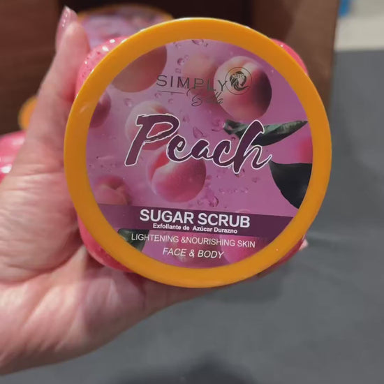 Exfoliante Melocotón con Azúcar Simply Bella | Cosméticos al por Mayor